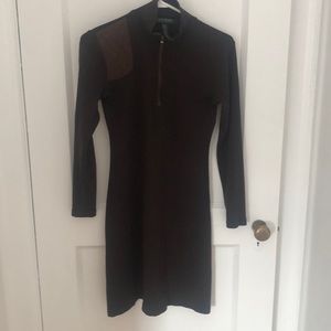 Ralph Lauren long sleeve brown dress